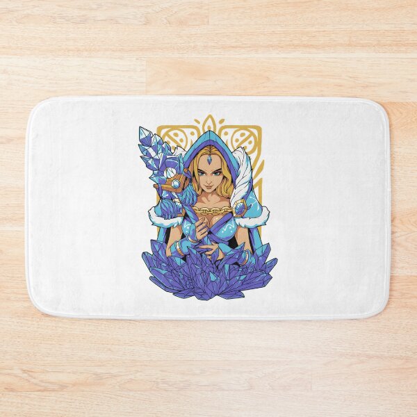 Item preview, Crystal Maiden Inspired Fantasy Ice Sorceress Artwork Design designed and sold by KeshanBusiness.