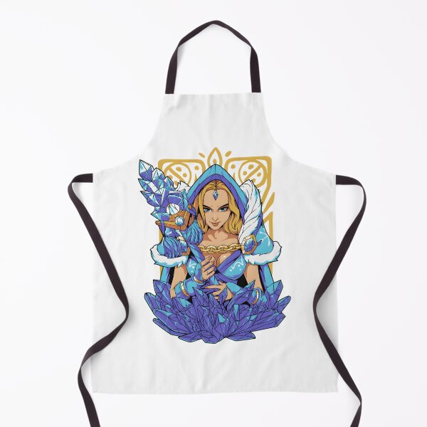 Item preview, Crystal Maiden Inspired Fantasy Ice Sorceress Artwork Design designed and sold by KeshanBusiness.