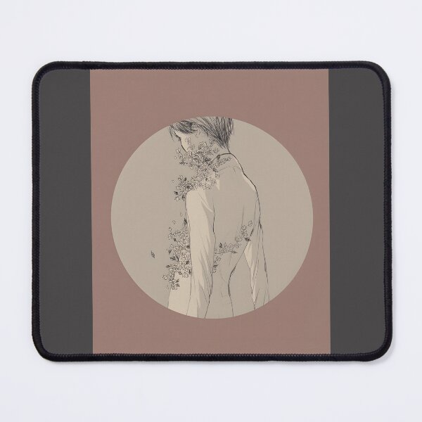 Item preview, Elegant Yuri with Flowers Art Illustration Design designed and sold by nakpingin.