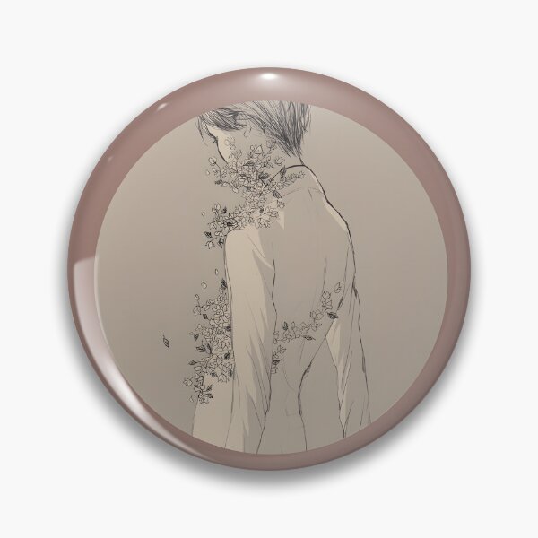 Item preview, Elegant Yuri with Flowers Art Illustration Design designed and sold by nakpingin.