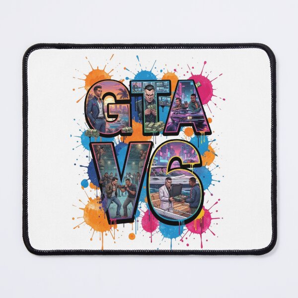 Item preview, Action Crime City Vice Heist Splatter Typography designed and sold by Alaric4you.
