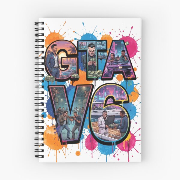 Item preview, Action Crime City Vice Heist Splatter Typography designed and sold by Alaric4you.