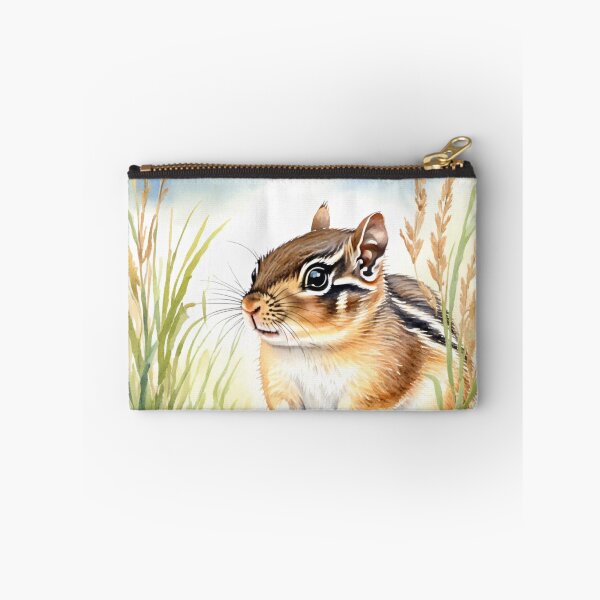 Item preview, Cute Watercolor Chipmunk in Meadow Grass designed and sold by Hackl20.