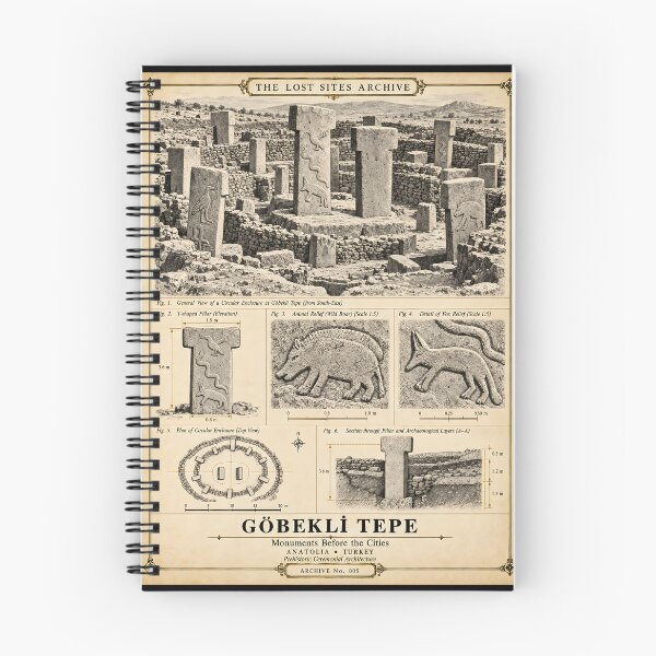 Item preview, Göbekli Tepe - Monuments Before the Cities - Prehistoric Ceremonial Architecture designed and sold by InkwellOddity.