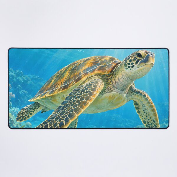 Item preview, Green Sea Turtle in a Bright Sri Lankan Coral Lagoon designed and sold by Jaani-T.