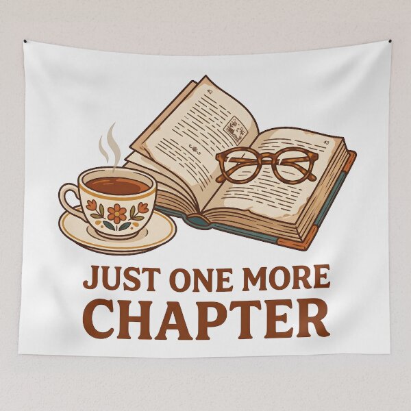 Item preview, Just One More Chapter Cozy Read designed and sold by Flamocha.
