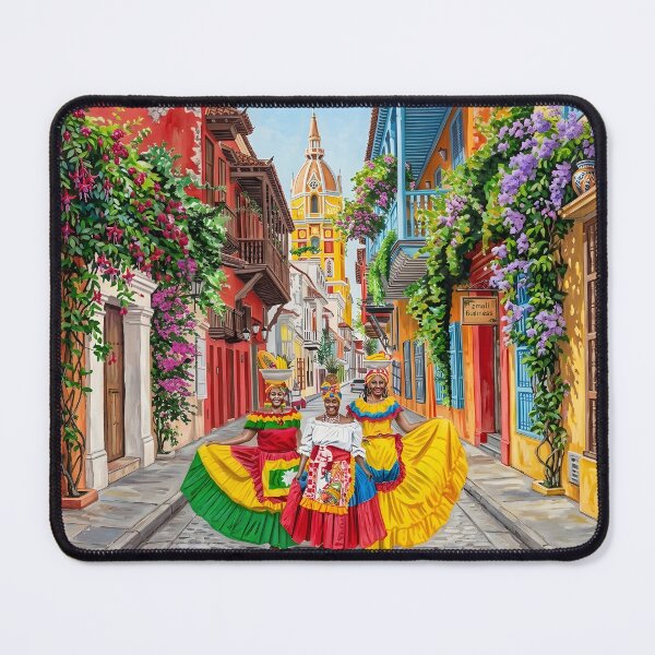 Item preview, Cartagena Colombian Palenqueras – Colombia Wall Art designed and sold by POSTERIOCREW.