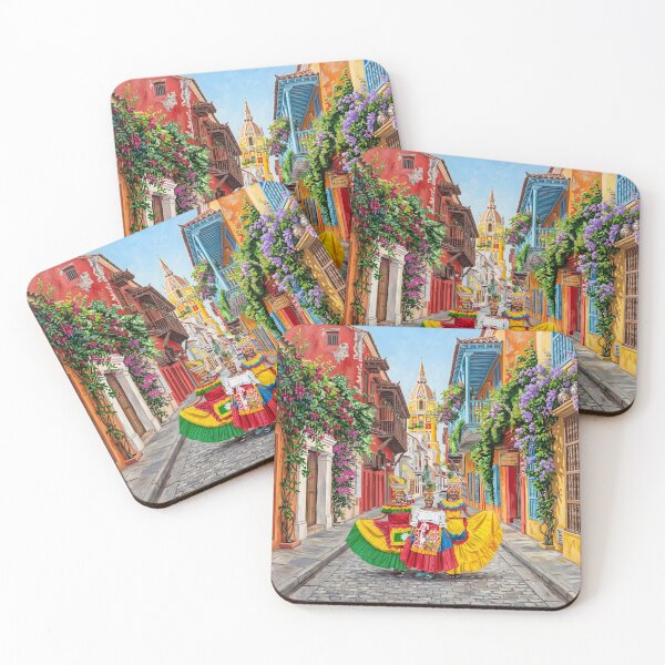 Item preview, Cartagena Colombian Palenqueras – Colombia Wall Art designed and sold by POSTERIOCREW.