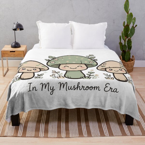 Item preview, In My Mushroom Era - Cute Kawaii Mushroom Cottagecore designed and sold by DkSpirit.