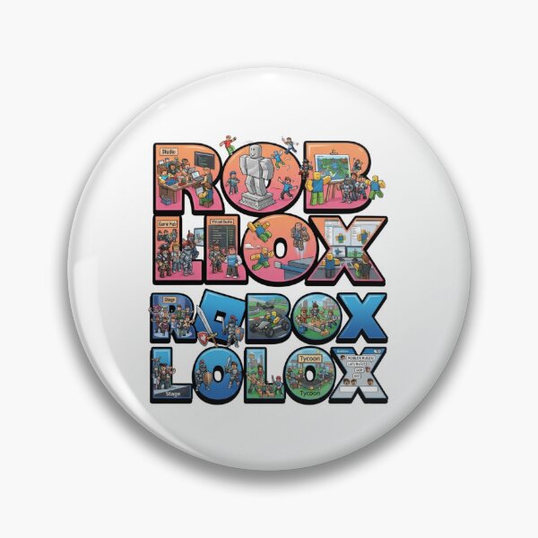 Item preview, Roblox Blocky Gaming Worlds Alphabet Typography Art designed and sold by Alaric4you.