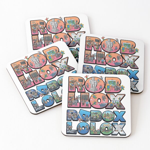 Item preview, Roblox Blocky Gaming Worlds Alphabet Typography Art designed and sold by Alaric4you.