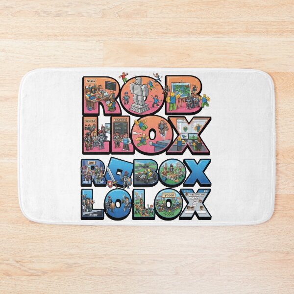 Item preview, Roblox Blocky Gaming Worlds Alphabet Typography Art designed and sold by Alaric4you.