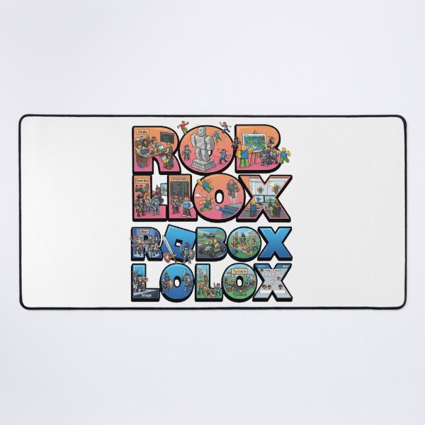 Item preview, Roblox Blocky Gaming Worlds Alphabet Typography Art designed and sold by Alaric4you.
