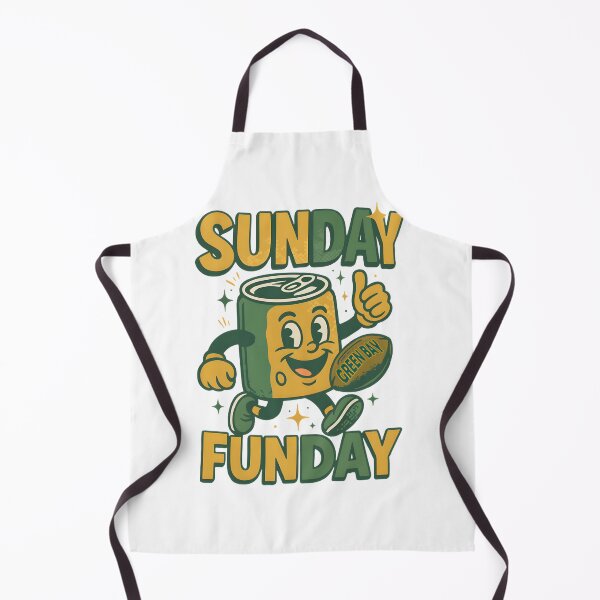 Item preview, Sunday Funday Vintage Green Bay Football Game Day Design designed and sold by ARTBYRA.