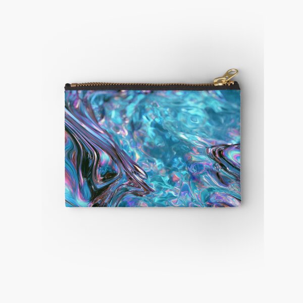 Item preview, Iridescent Liquid Metal Ocean Pattern designed and sold by lovesicklotus.