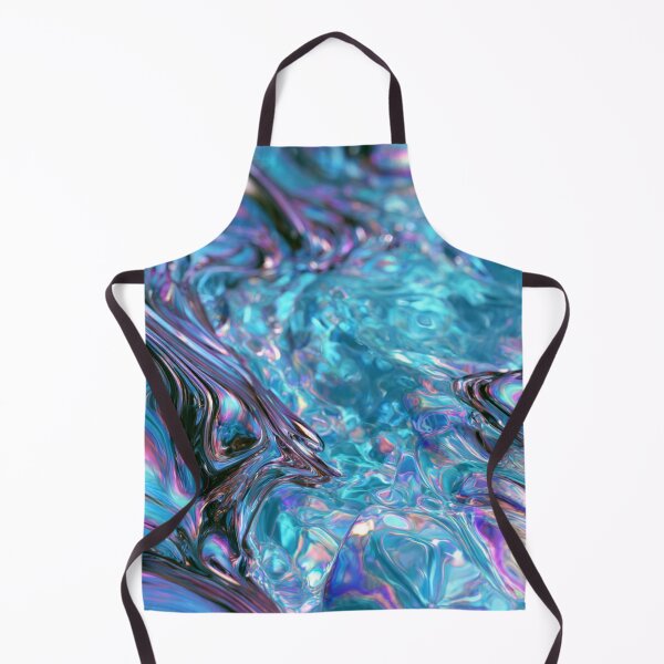 Item preview, Iridescent Liquid Metal Ocean Pattern designed and sold by lovesicklotus.
