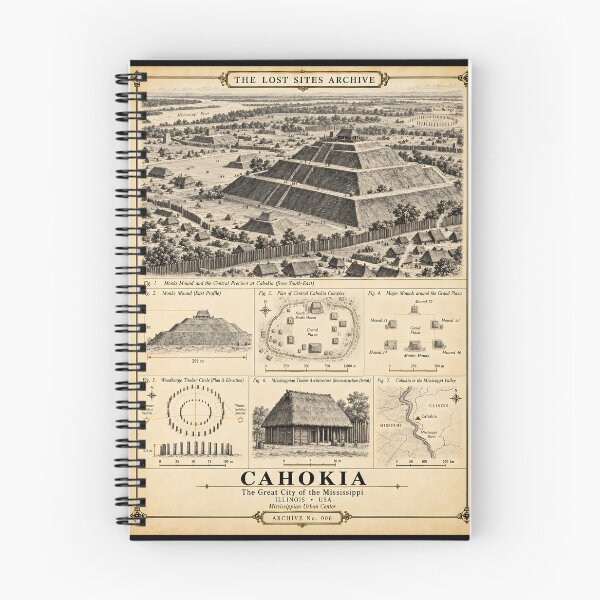 Item preview, Cahokia - The Great City of the Mississippi - Mississippian Urban Center designed and sold by InkwellOddity.