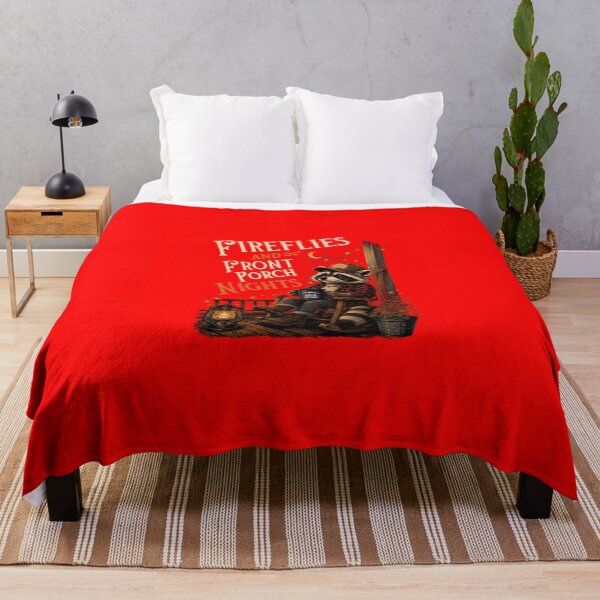 Item preview, Fireflies and Front Porch Nights Rustic Summer Raccoon designed and sold by Creative-Sanc.