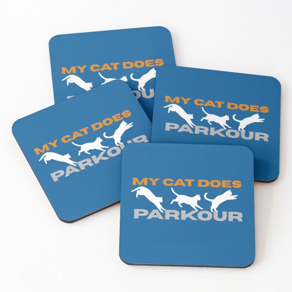 Item preview, My Cat Does Parkour – Funny Acrobatic Cat Design designed and sold by BigfeetLittlepaws.
