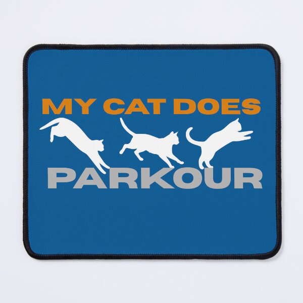 Item preview, My Cat Does Parkour – Funny Acrobatic Cat Design designed and sold by BigfeetLittlepaws.