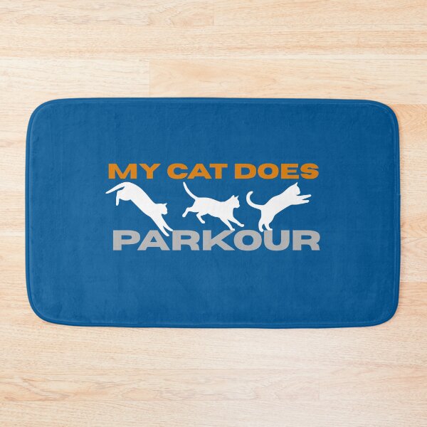 Item preview, My Cat Does Parkour – Funny Acrobatic Cat Design designed and sold by BigfeetLittlepaws.