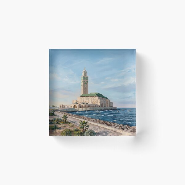 Item preview, Casablanca Morocco Wall Art – Hassan II Mosque designed and sold by POSTERIOCREW.