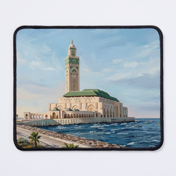 Item preview, Casablanca Morocco Wall Art – Hassan II Mosque designed and sold by POSTERIOCREW.
