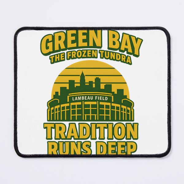 Item preview, Green Bay Frozen Tundra Tradition Runs Deep Vintage Style Design designed and sold by ARTBYRA.