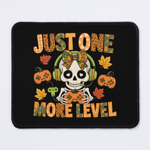 Item preview, Skeleton Gamer Halloween Just One More Level Autumn designed and sold by Dmo3HarkoArt.
