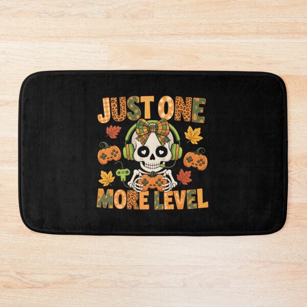 Item preview, Skeleton Gamer Halloween Just One More Level Autumn designed and sold by Dmo3HarkoArt.