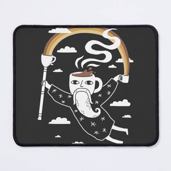 Item preview, Joe the Coffee Wizard Magical Coffee Lover Illustration designed and sold by mari-alvxx.
