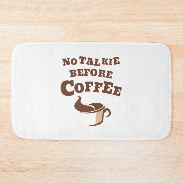 Item preview, No Talkie Before Coffee Funny Morning Quote Design designed and sold by mari-alvxx.