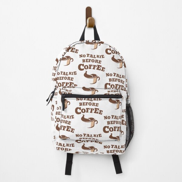 Item preview, No Talkie Before Coffee Funny Morning Quote Design designed and sold by mari-alvxx.