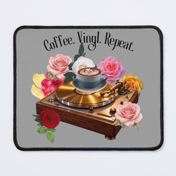 Item preview, Coffee. Vinyl. Repeat. designed and sold by Everlumias.