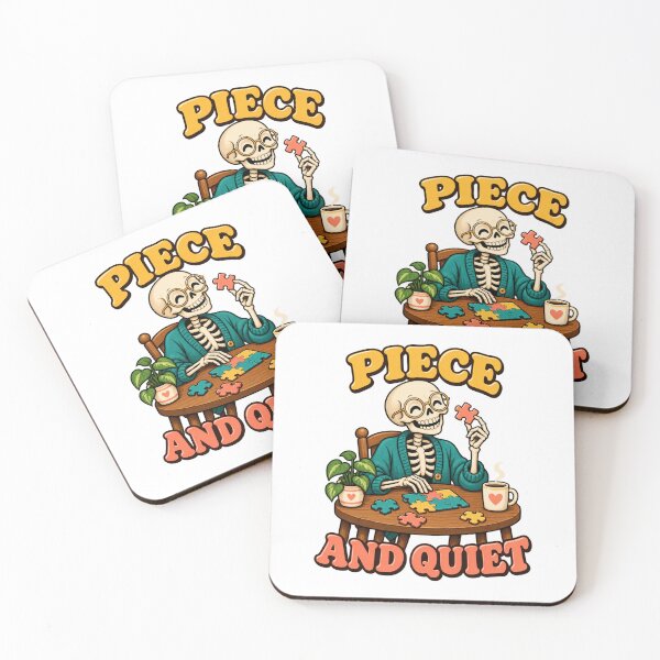 Item preview, Jigsaw Skeleton Piece and Quiet designed and sold by SAS-Designer.