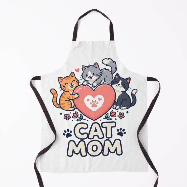 Item preview, Cat Mom Heart Trio designed and sold by Flamocha.