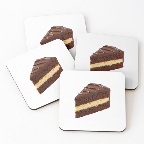 Item preview, Cream Filled Chocolate Fudge Cake Slice designed and sold by deisgnsbyshane.