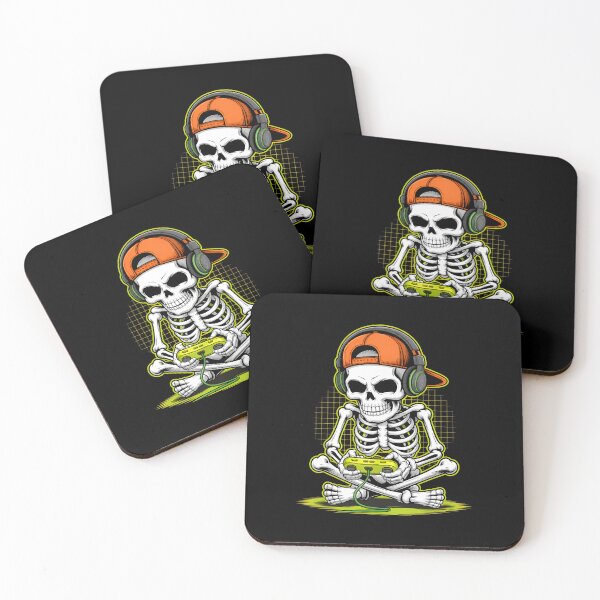 Item preview, Skeleton Gamer Headphones Cap Controller Play designed and sold by OlyvieArt.