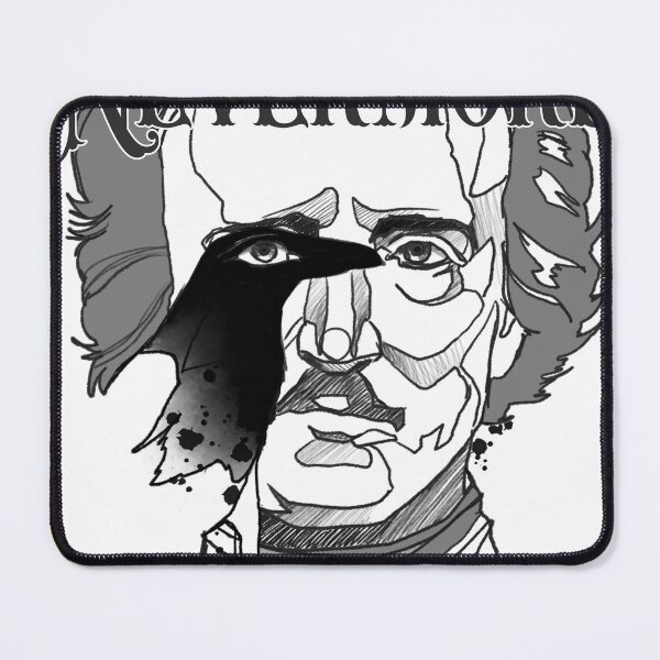 Item preview, Edgar Alan Poe. Nevermore. No Ai designed and sold by Inked T.