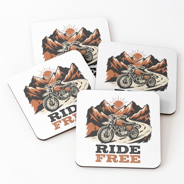 Item preview, Ride Free Mountain Moto designed and sold by Flamocha.