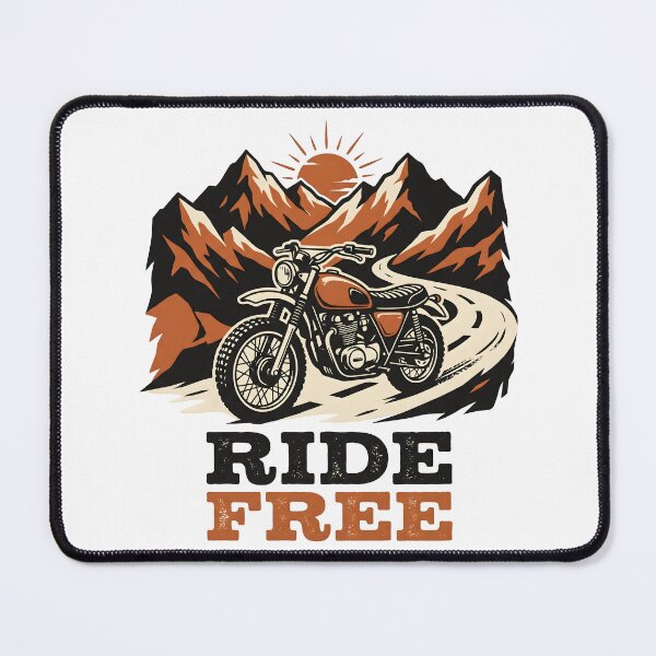Item preview, Ride Free Mountain Moto designed and sold by Flamocha.