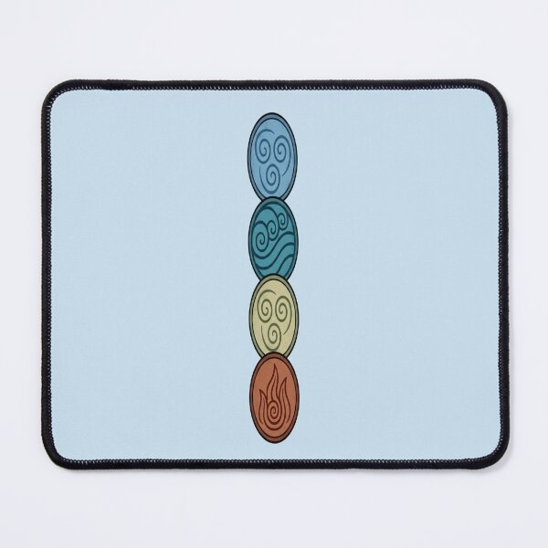 Item preview, Four Elements Vertical Bending Symbols Avatar Art designed and sold by Fine-Arts-Lab.