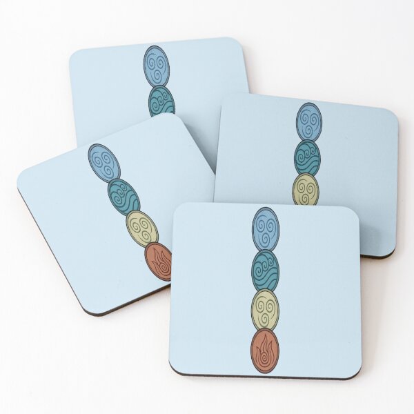 Item preview, Four Elements Vertical Bending Symbols Avatar Art designed and sold by Fine-Arts-Lab.