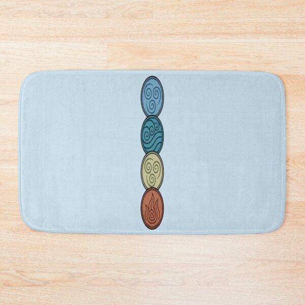 Item preview, Four Elements Vertical Bending Symbols Avatar Art designed and sold by Fine-Arts-Lab.