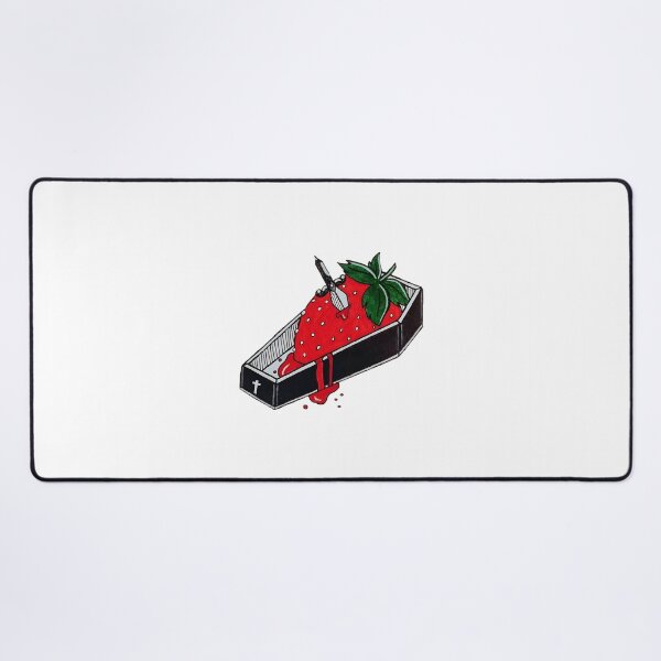 Item preview, Dark Strawberry Illustration with Gothic and Horror Vibes designed and sold by lilSTORE.