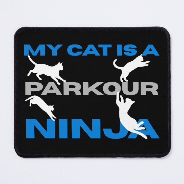 Item preview, My Cat Is Parkour Ninja – Funny Acrobatic Cat Design designed and sold by BigfeetLittlepaws.