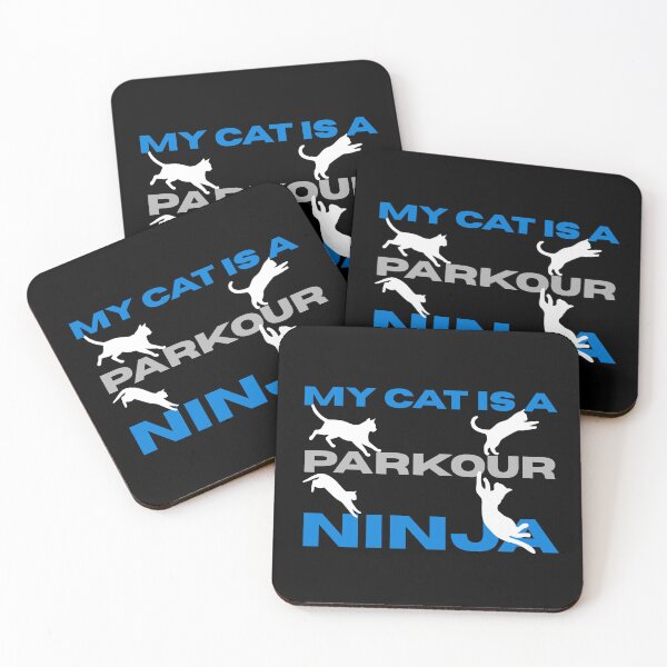 Item preview, My Cat Is Parkour Ninja – Funny Acrobatic Cat Design designed and sold by BigfeetLittlepaws.