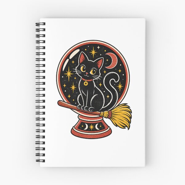 Item preview, Halloween Black Cat Crystal Ball Magic designed and sold by StudioSand.