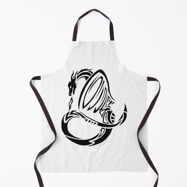Item preview, Intricate Tribal Dragon Design with Bold Lines and Dynamic Style designed and sold by laxxers.