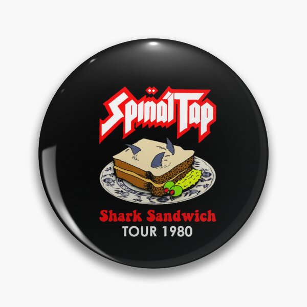 Item preview, Funny Satire Cartoon Shark Fin Sandwich Illustration designed and sold by BodoFunke.
